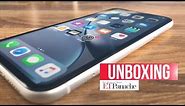 iPhone XR: Unboxing & First Impression | India Unit - White | ETPanache