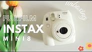 FUJIFILM INSTAX MINI 8 (unboxing,how to use)