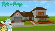 Minecraft Tutorial: How To Make Rick and Morty's House "Rick and Morty"