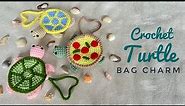 Crochet Turtle Bag Charm 🐢 (can be use as a pouch!) | Crochet Easy Airpods Pouch 🐢