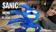 New Sanic the Hedgehog Meme Plush!