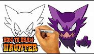 How to Draw Pokemon | Haunter