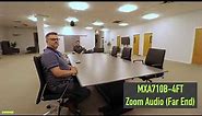 Shure MXA710-4FT - Large Room Soft Codec Audio Test
