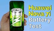 Huawei Nova 7i Battery Test | Charging Test | Drain Test | How Good It Is on 4G Data