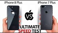 iPhone 8 Plus vs 7 Plus - The ULTIMATE SPEED Test!