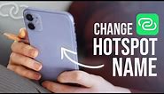 How to Change iPhone Personal Hotspot Name (easy)