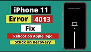 iPhone 11 restore error 4013 fix!Stuck on recovery fix.