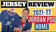 ⚽️ THE FIRST JORDAN PSG HOME KIT 🏀 2021-22 Jordan PSG Home Jersey Review + Unboxing
