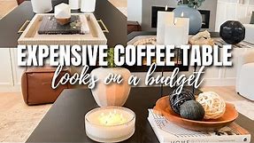 COFFEE TABLE DECOR & STYLING TIPS *5 EASY WAYS TO STYLE*