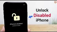iPhone 11 is disabled, connect to iTunes? Unlock it without iTunes!
