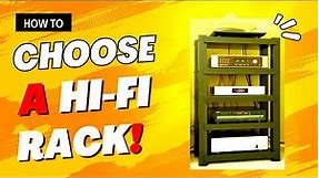 HiFi Audio rack - Choosing your AV System Console or HiFi Audio Rack