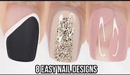 9 EASY NAIL IDEAS | new nail art designs compilation | simple minimal nail art
