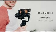 Moment's Counterweight Makes Osmo Mobile the First Gimbal to Support Attachable Lenses