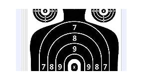 Paper Shooting Targets - Made in USA Large Range Silhouette - 100 Sheets 17X25-inch - Firearm, Rifle, Gun, Pistol, BB Guns, Airsoft, Pellet Gun, Air Rifle