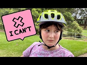 ALIYAH IS TOO SCARED TO RIDE HER BIKE!