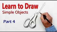 Discover Remarkable Techniques for Drawing Scissors in Pencil: Drawing Basics Part4