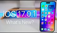 iOS 17.0.1 is Out! - What's New?