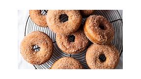 Homemade Baked Apple Donuts with Cinnamon Sugar (with Video) - Fork Knife Swoon