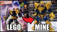 I gave Thanos's Mech Suit a makeover! Lego Marvel 76242