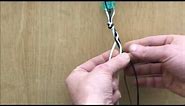 How to Make 4 Strand Round Braid with Leather