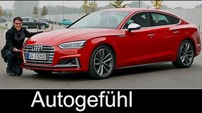 Audi A5 Sportback S-line vs S5 Sportback V6 FULL REVIEW test driven new neu 2017