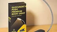 Glocusent 16 LED Book Light for Reading at Night with Timer, Rechargeable Reading Light Runs 160hrs, 3 Colors & 5 Brightness Levels