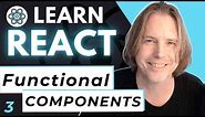 React JS Functional Components | Learn ReactJS