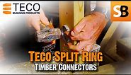Teco Split Ring Timber Connectors