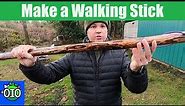 Complete Guide to Making an Awesome Walking/Hiking Stick from a Tree or Branch. Simple DIY Project