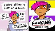 i can't be neither? WATCH ME 😡 |🌈Enby Memes