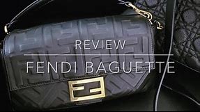 Review of the Fendi Baguette | Black Nappa Leather Gold Hardware