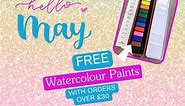 May Bank Holiday FREE watercolour paints!