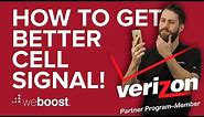 How to Improve & Boost Cell Phone Signal for Verizon | weBoost