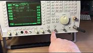 Marconi Instruments 2968 TETRA Radio Test Set Demo PART 1