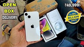 iPhone 14 Flipkart Open Box Delivery Unboxing - Flipkart Big Billion Sale 2023 unboxing | Price?