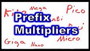Prefix Multiplers - Milli, Centi, Kilo, etc