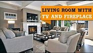 60+ Multifunctional Modern Living Room Designs with The TV and Fireplace