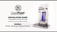 Install Guide Caseproof iPhone ShockProof case En