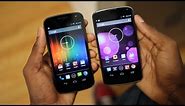Nexus 4 vs Galaxy S3 vs Galaxy Nexus!