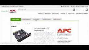 Video: How do I upgrade the firmware on an APC Network Management Card (NMC) or NMC embedded device (Rack PDU, etc)? - APC USA