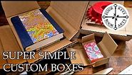 Super Simple Custom Boxes with Basic Tools - Easy Tutorial for Recycled Mailers or Gift Packaging