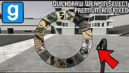 Gmod Addon Showcase - Quickdraw Weapon Select Premium and Fixed