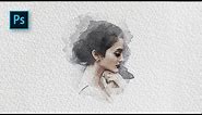 How to Create a Watercolor Painting Effect with Photoshop - Photoshop Tutorial
