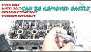 How to remove a extremely tight Nut/Bolt within seconds