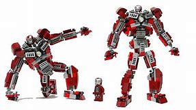 Lego Iron Man Mark 5 Massive Suit moc how to build / tutorial