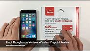Final Thoughts on Verizon Wireless Prepaid Review