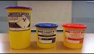 OLD VIDEO - SHARPSGUARD® Scottish Range of Sharps Containers