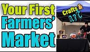 How to be a farmers market vendor - Farmers market booth - Everything for your first market!