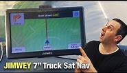 JIMWEY SAT NAV 7" TRUCK GPS UNBOXING REVIEW
