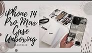 🍎 iPhone 14 Pro Max Custom Case Unboxing | Casetify Haul | Aesthetic Impact Cases